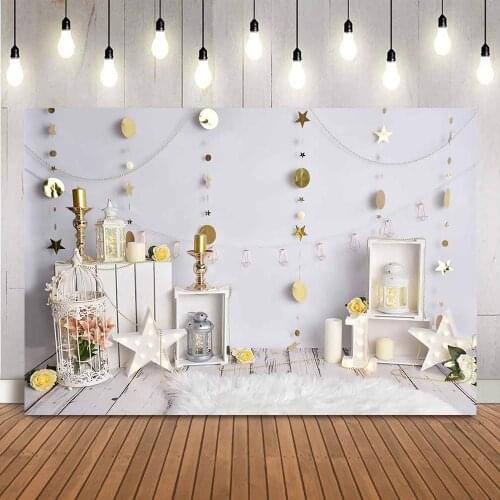 Twinkle Twinkle Little Star Cake Smash Birthday Baby Shower Photography Backdrop 1st Birthday Children Baby Party Decoration