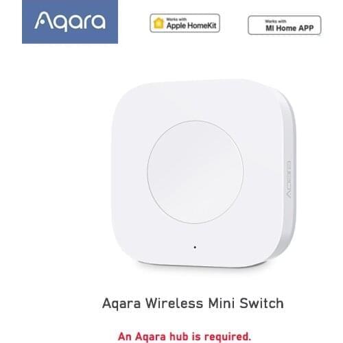 Xiaomi Aqara Sensor Smart Wireless Mini Switch Zigbee Connection Remote One Key Control Button Home Security Mihome Homekit