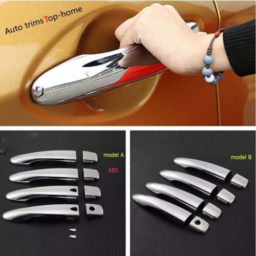 Yimaautotrims ABS Chrome Exterior Refit Kit Fit For Nissan Qashqai J11 2014 - 2020 Car Door Pull Doorknob Handle Cover Trim