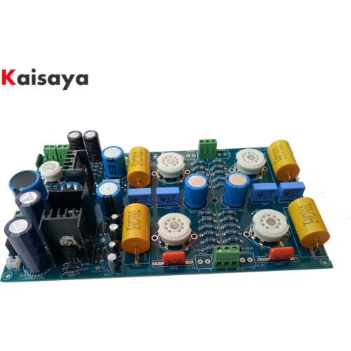 12AX7 12AU7 Tube Power Amplifier Board with Watian type regulated power supply Refer to Hetian Maos circuit T0335