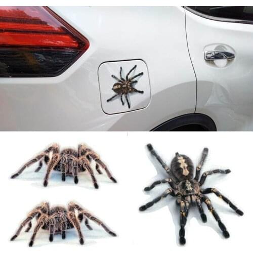 3D Car Sticker Animals Bumper Spider Gecko Scorpions Sticker Auto Motorcycle Accessories for Mitsubishi ASX/Outlander/Lancer