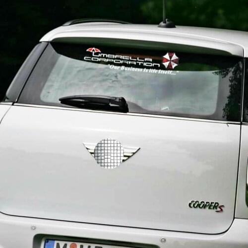 Volkrays Car Sticker Accessories Umbrella Corporation Rear Windshield Decal for Volkswagen Polo Golf Audi Focus Nissan Toyota