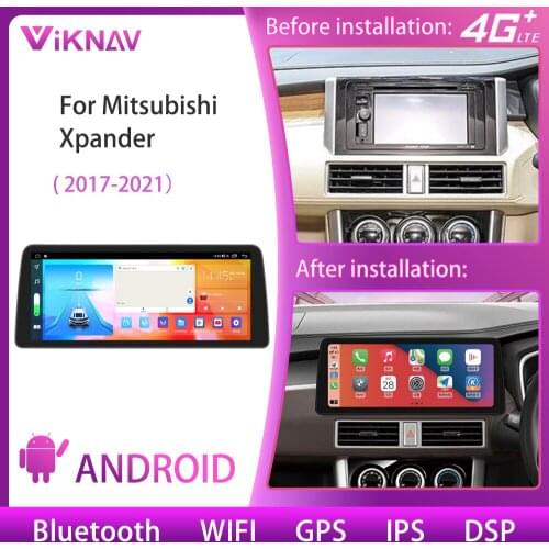 128GB Android 10.0 Car Radio For Mitsubishi Xpander 2017-2021 GPS Navigation 12.3 inch touch screen Stereo Player Multimedia