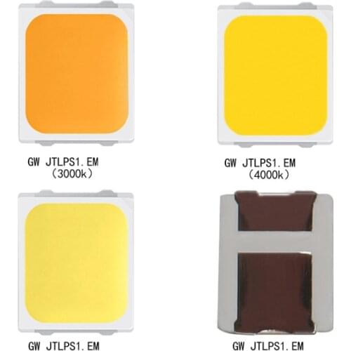 1000pcs/lot 0.8W 2835 SMD White Led GW JTLPS1.EM Lamp Beads Downlight Spotlight Source