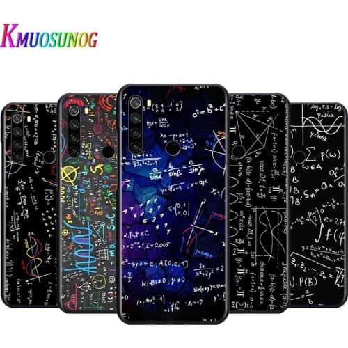 Mathematical equation blackboard For Xiaomi Redmi Note 4 4X 5 5A 6 7 8 8T 9S/T 10 10S 5G Global version Por Max Phone Case