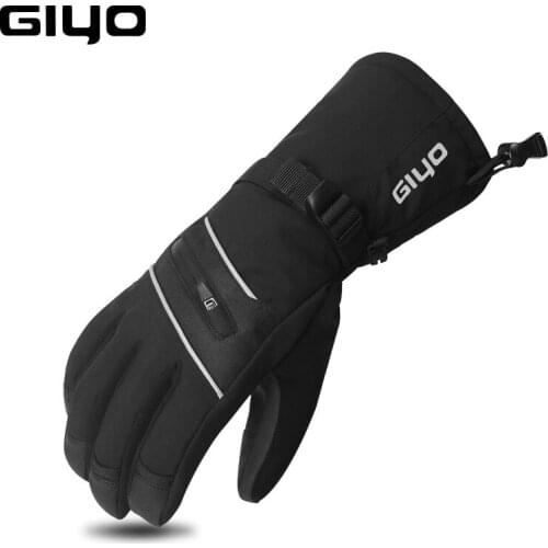 GIYO Waterproof Ski Gloves For Cycling Warm Fleece Snow Glove Snowmobile Snowboard Gloves Mittens Winter Sport Thermal Glove