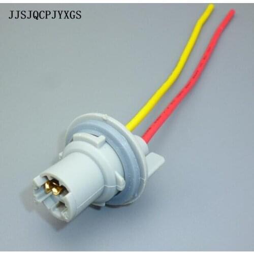 JJSJQCPJYXGS 100pcs hot sale plastic T13 socket bulb holder connector t13 auto connector t13 car socket