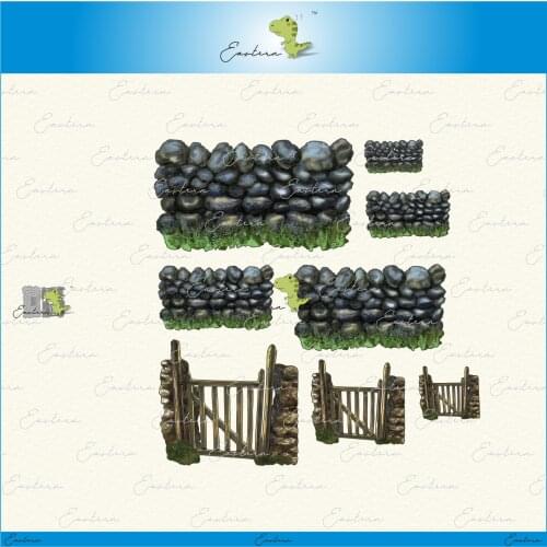 Stone Pit and Enclosure Wall metal cutting dies 2021 new diy molds Scrapbooking Paper Making die cuts crafts