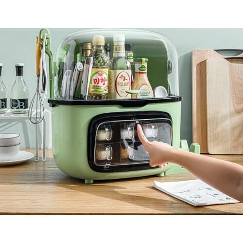 Kitchen Spice Rack Knife Holder Multifunctional Condiment Set Kitchen Products Utensils Complete Collection Artifact Storage Box