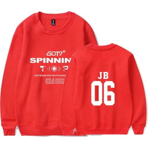 Fashion popular combination G0T7 sweatshirt pink hip-hop clothing printing mens / womens sweatshirt quality cotton clothes