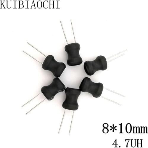 New 20pcs/LOT Power Inductor DIP 8*10mm 4.7UH 0810 high quality