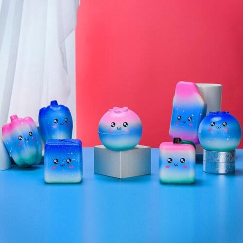 Adorable Galaxy Cartoon Slow Rising Fruit Scented Stress Relief Toys New starry sky cartoon decompression toy L1223