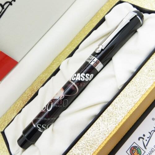 Picasso Heracles Fountain Pen Black-Silver | Picasso Pen | İsme Special Pen
