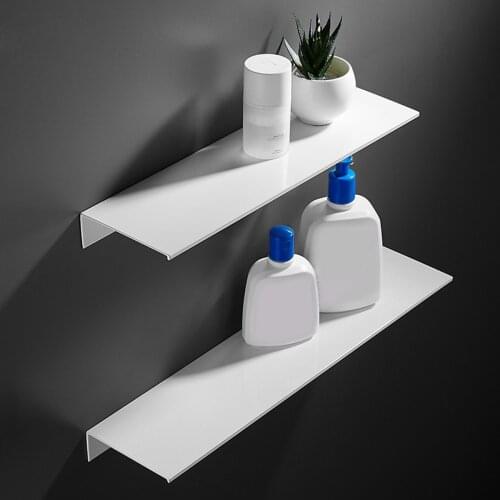 Bathroom Organizer Shelf Wall Mount Shower Shampoo Soap Cosmetic Shelves Kitchen Storage Rack Holder Bathroom Accessories