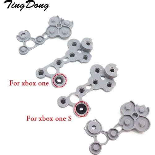 TingDong 1pcs Silicon Rubber Conductive Rubber Button For Xbox One Slim S Controller D Pad