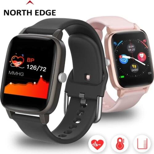 NORTH EDGE Men Smart Watch Women Smartwatch For Android IOS Electronics Smart Clock Fitness Tracker Heart Rate Smart-Watch Hour