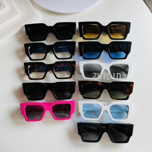 Big Square Frame Steampunk Rose Red Clear Sunglasses Women Men Unisex Rectangle Solar Protection Decorative Shapes 2021 Er1003