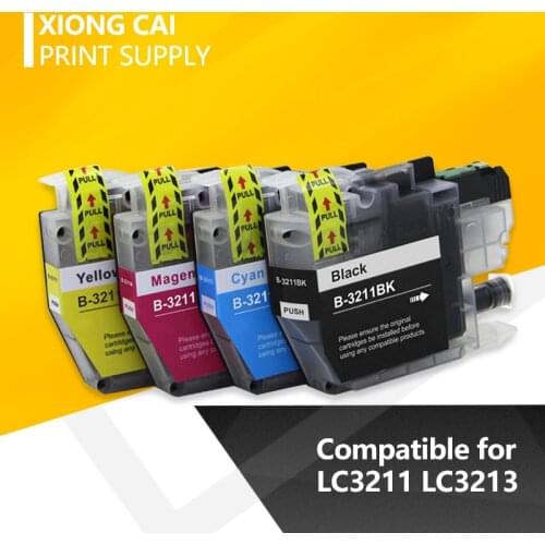 Compatible for LC3213 Ink Cartridge For Brother LC 3213 DCP-J772DW DCP-J774DW MFC-J890DW MFC-J895DW Printers Full Ink
