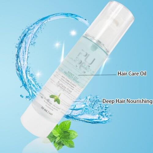 PURC Mint UV Protect Spray against UV Protect damage frizzy and replenishes moisture hair care & styling