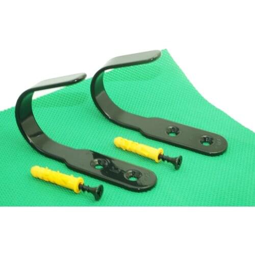 Gun Rack Shotgun Hooks Rifle Hangers Archery Bow Wall Mount Storage (Two hook)