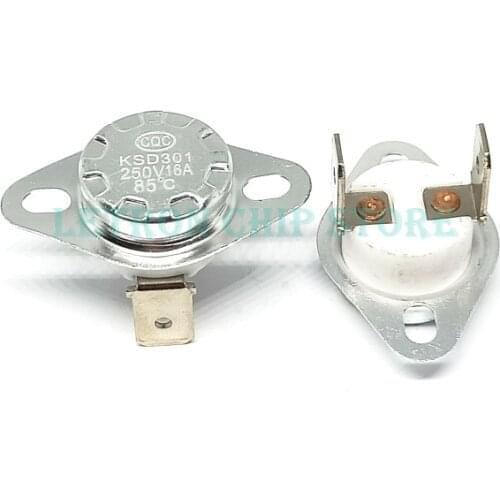 KSD301 KSD302 250V 16A Normal Closed Temperature Switch Thermal Control 40C 50C 70C 80C 90C 100C 120C 130C 140C 150C Centigrade