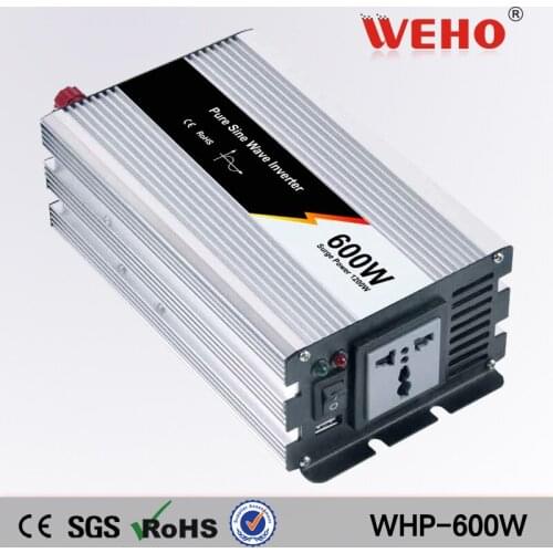 WHP600-122) 600w dc to ac 12v 220v 50Hz solar pure sine wave inverter