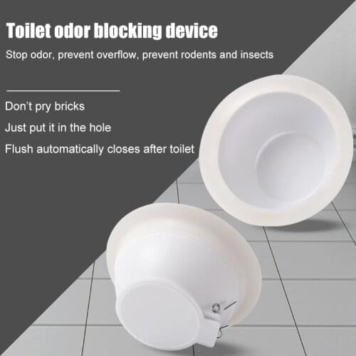 Anti-smell Plug for Squatting Pan Squat Toilet Squatting Pit Smell Stopper Durable WXV Sale