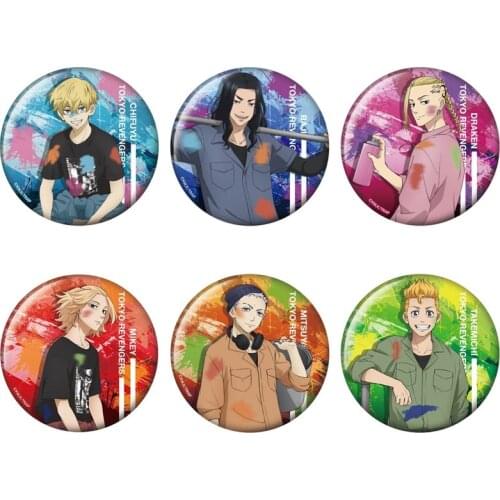 Japanese Style Anime Movie Tokyo Revengers Badge Brooch Enamel Pins Game Lapel Pin Animal Brooch Gifts for Fans Friend Wholesale