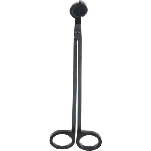 Black Stainless Wick Snuffer Tool Hook Tesoura Cutter Clipper Steel Candle Trimmer Oil Lamp Trim Scissor Tijera