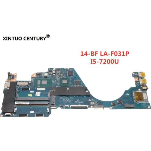 FOR HP PAVILION 14-BF laptop motherboard LA-F031P w/ I5-7200U CPU 940MX GPU 930577-601 930577-501 930577-001 DDR4