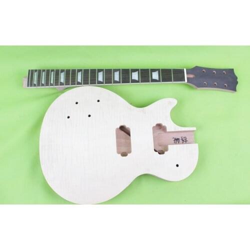 1set Electric Guitar Kit mahogany Rosewood Fretboard guitar neck 22 Fret guitar body For LP 24.75 inch