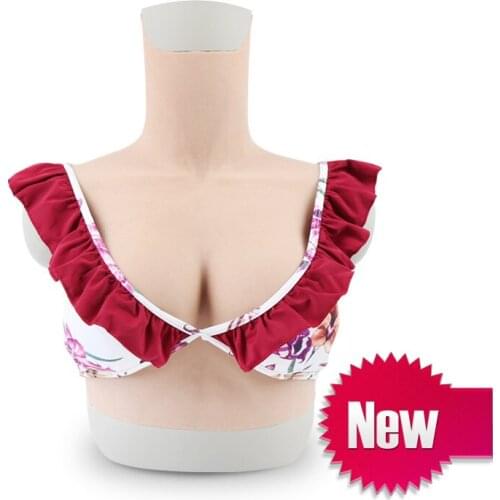 New Crossdressing Artificial Silicone Fake Breast Forms Shemale False Boobs C Cup Sexy Crossdresser Pechos Cosplay Transgender