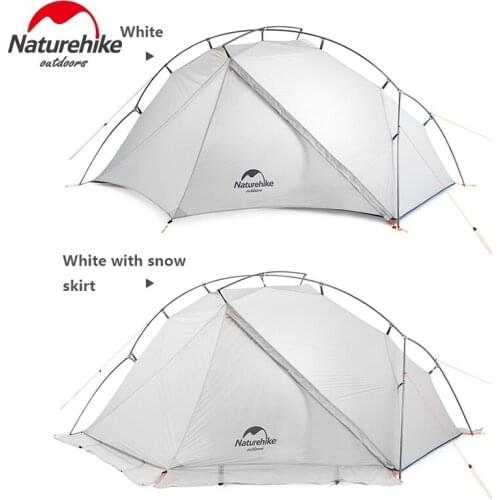 Naturehike 1 person Ultralight 15D Silicone Nylon Rainproof Hiking Camping Tent windproof insect prevention anti-snow