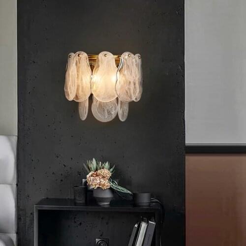 Nordic Luxury Copper Wall Lamp Creative Wall Light LED Sconce For Living Room Bedroom Stair Cloakroom Bathroom