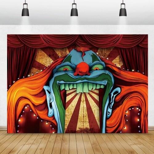 Stage Background For Photography Circus Cruise Party Monster Play Amusement Child Baby Portrait Photocall Photographic Backdrop