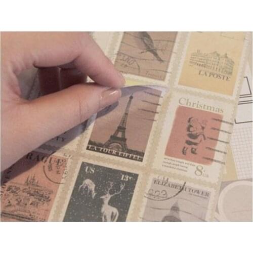 DIY Scrapbooking Paper Craft Vintage Sticker Diary Photo Album Wedding Decoration Sticker Retro DIY Kawaii Stationery 12pcs/pack