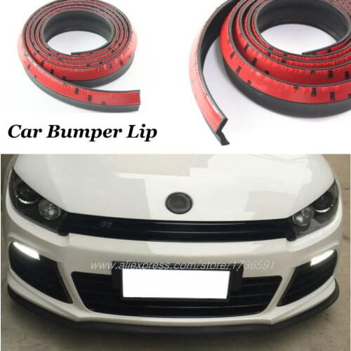 Auto Front Lip Deflector Skirt Bumper Lips Splitter For Volkswagen Jetta Beetle Bora Golf Lavida Lupo Passat Phaeton Polo