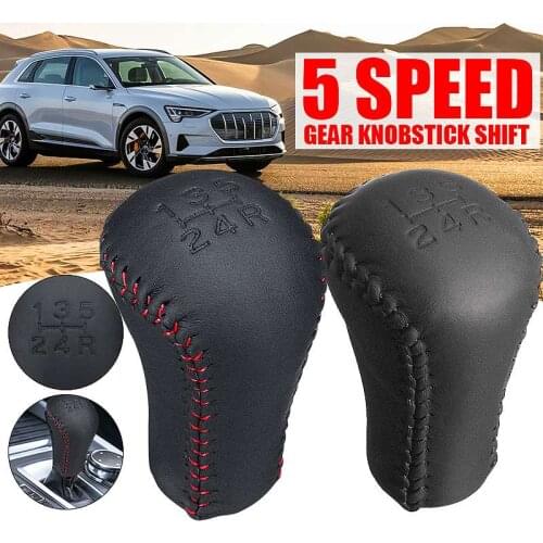 Universal Shift Knob Leather Car Gear Shift Lever Knob Stick For Toyota Trd Car Stick Shifter Knob Speed Faux Leather Dropship