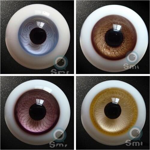 1/12 1/8 1/6 1/4 1/3 Scale BJD Make Up Accessories Doll 8mm-26mm Full Size Glass Eyeball For BJD/SD YOSD MSD SD13 SSDF C1003