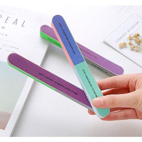 1Pcs Seven Sides Pedicure Manicure Polishing Manicure Tools Sanding Nail File Multi-Function Polishing Nail File