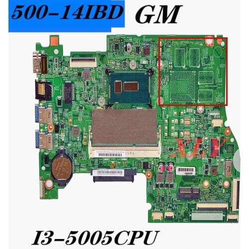 14217-1M Integrated Graphics Motherboard For Lenovo 500-14IBD Laptop Motherboard GT920M- 2GB I3-5005U Full Test Free Shipping