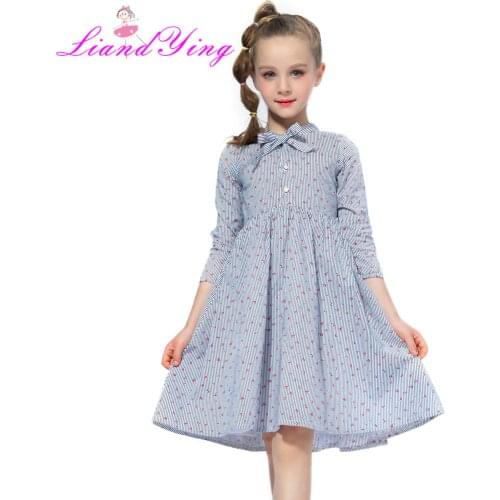2021 Girls Tutu Dresses Cute Summer Children Clothes Baby Casual Cotton Beachwear Spring Girl Long-Sleeve Dress
