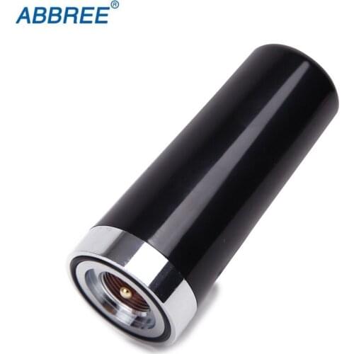 Abbree Short 9cm Mini VHF UHF 136-174&400-470MHZ Dual Band Mobile Radio Antenna for Kenwood Baofeng QYT TYT Car Mobile Radio
