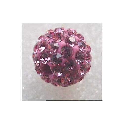 Free Shipping! 50pcs/Lot,Good Quality 10mm Light Rose Clay Beads Diy jewellery