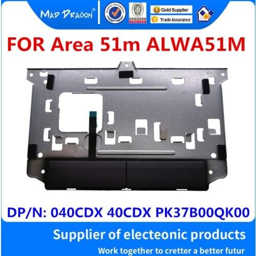 MAD DRAGON Brand Laptop Black Mouse Buttons and Touchpad Bracket FOR Dell Alienware Area 51m ALWA51M 040CDX 40CDX PK37B00QK00