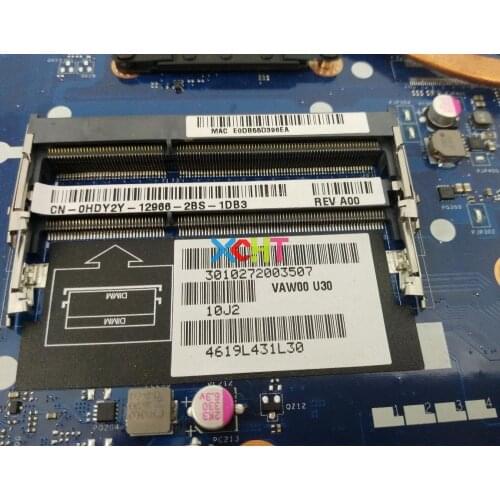 CN-0HDY2Y 0HDY2Y HDY2Y VAW00 LA-9104P w I3-3217U CPU for Dell Inspiron 3521 HM76 Laptop Motherboard Mainboard Tested