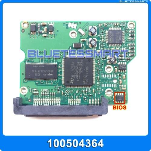 Hard drive parts PCB logic board printed circuit board 100504364 for Seagate 3.5 SATA hdd data recovery hard drive repair