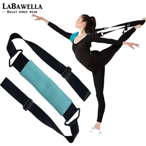 Women Ballet Soft Opening Band Elastic Exercise Pull Up Strap Fitness Pilates Dance Training Yoga Stretch Resistance Band DT021A