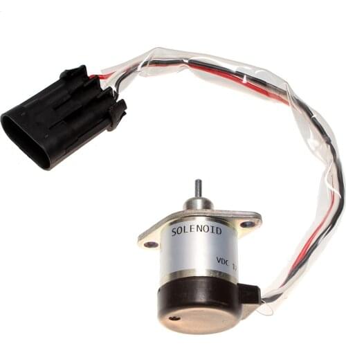 Fuel Shutoff Solenoid 6689034, 1G577-60011 12v For Bobcat A300 S220 S250 S300 S330