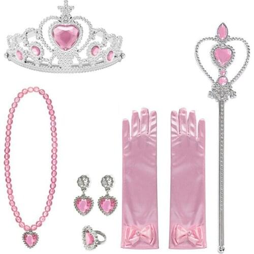 Feverbary Party Accessories Girl Queen Princess Cosplay Holiday Party Toy Kids Cosplay Princess Costumes birthday Gifts